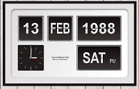 flippy clock